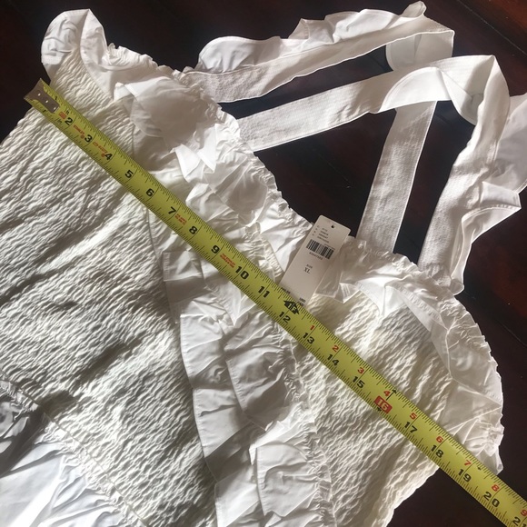 NWT Anthropologie Smocked Ruffle Tank - Picture 8 of 9